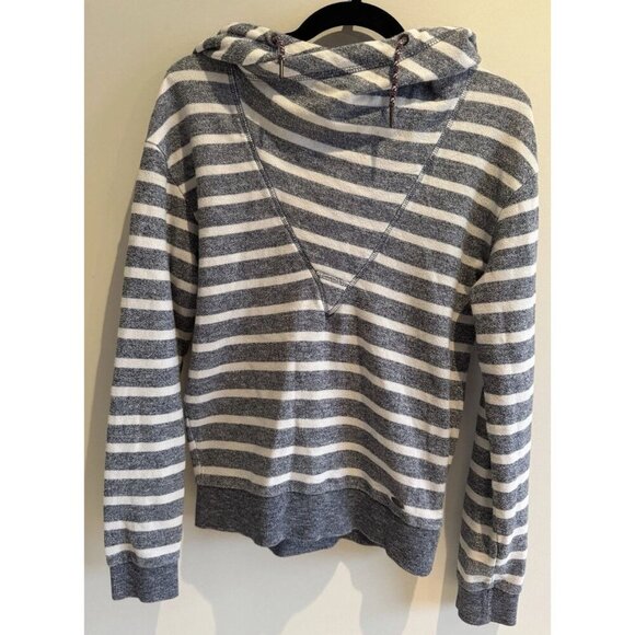 O’Neil Striped Blue & Cream Hoody XS, skater, street wear SKATEBOARD stripes - Picture 12 of 16